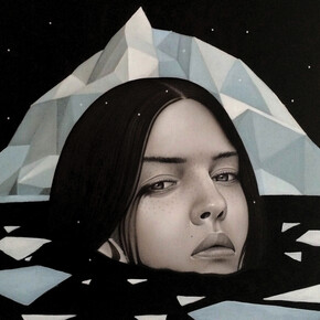 Seven Moods, Time ices memories, dettaglio, 70 x 60 cm, olio su tela, dorothycircusgallery