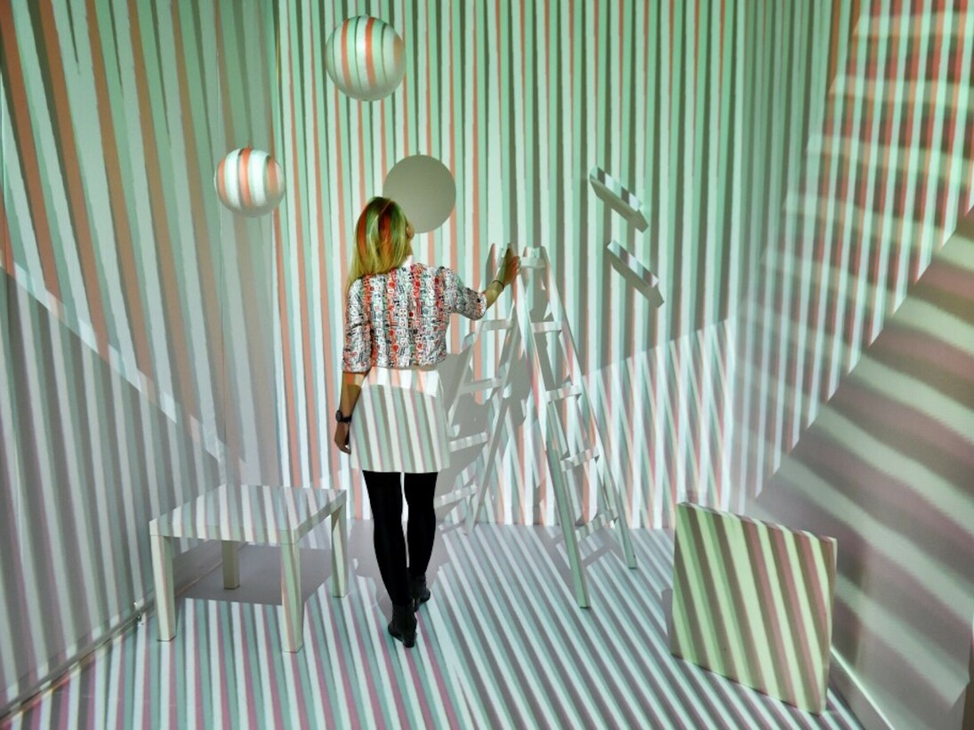 Carlos Cruz-Diez. Courtesy of Puerta Roja 