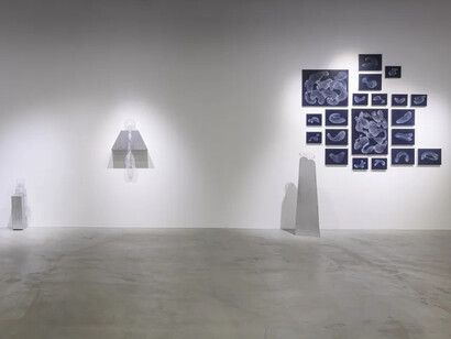 Alia Lootah, In the space of becoming, exhibition view. Courtesy of Aisha Alabbar Gallery