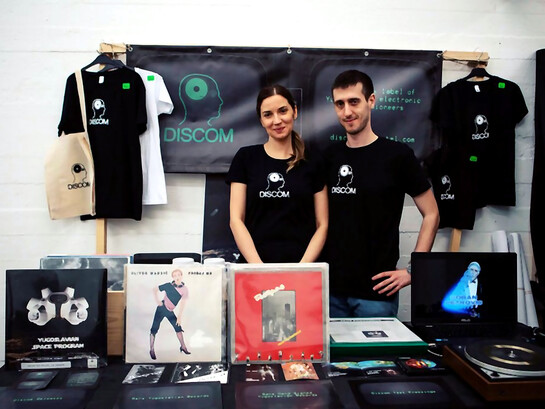 Discom team (Vanja and Luka) at International Label Market Brussels, 2018