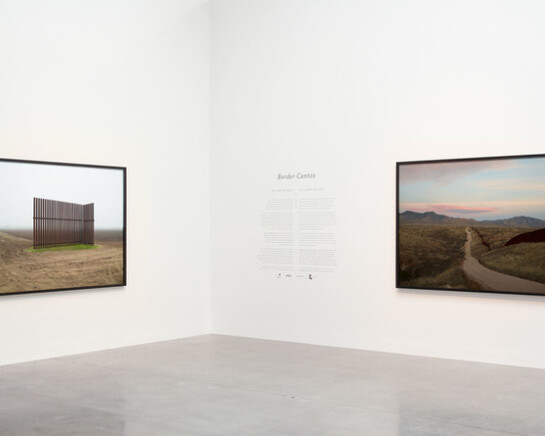 Richard Misrach and Guillermo Galindo, Exhibition view. Courtesy of Pace Gallery