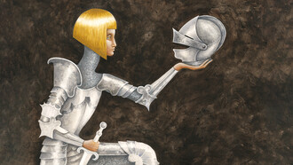 Michelangelo Rossato, Giovanna D'Arco (da "Il cuore di Giovanna d'Arco", ARKA, 2019) 
