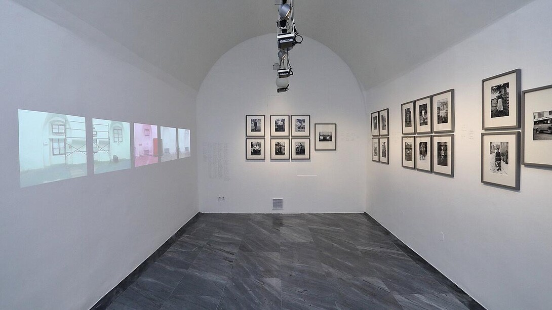 Franz Göttfried and Simon Baptist, From the top of the valley, exhibition view. Courtesy of History Museum