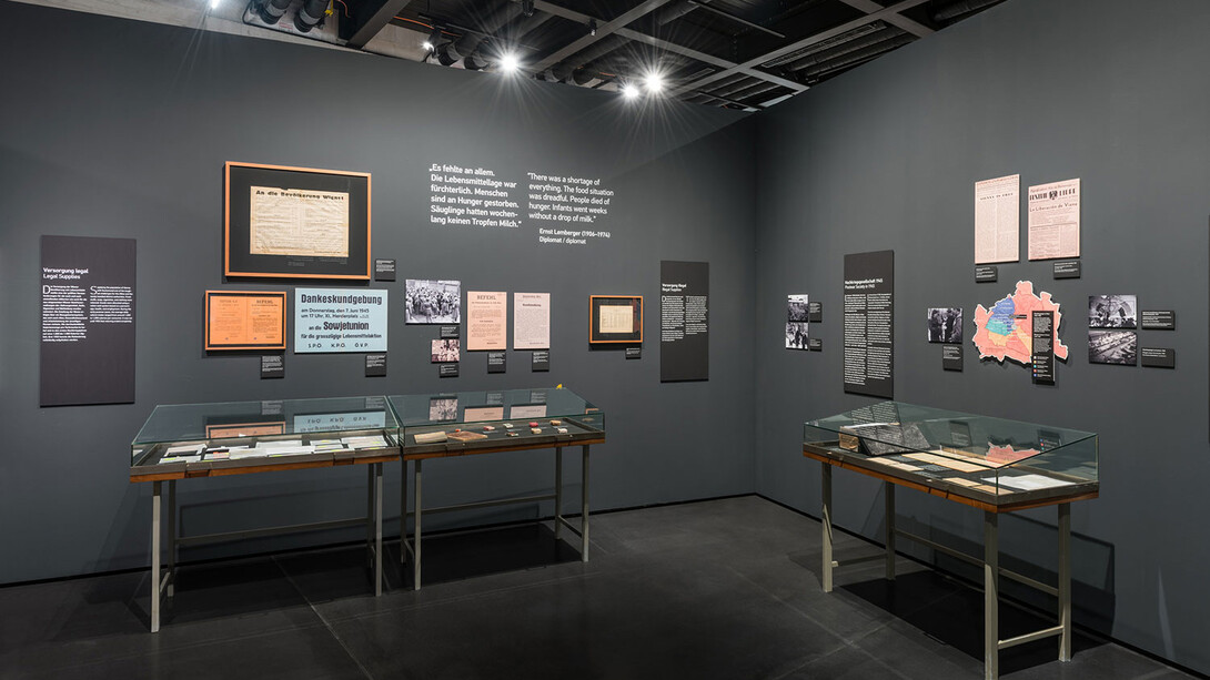 Controlled freedom. The allied forces in Vienna, exhibition view. Courtesy of Musa Museum 