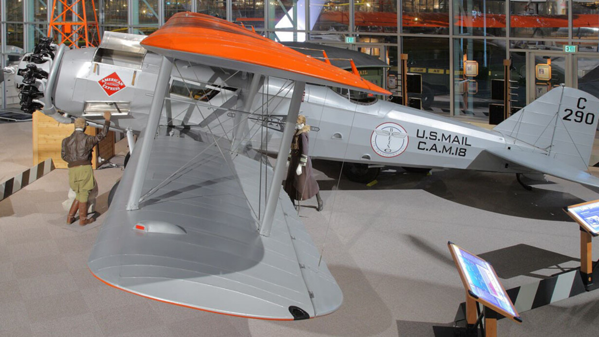 Via Air Mail: America Takes Flight. Courtesy of The Museum of Flight