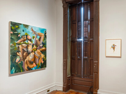 Debra Cartwright, Bodies of water: black geographies and maternal legacies, exhibition view. Courtesy of Welancora Gallery