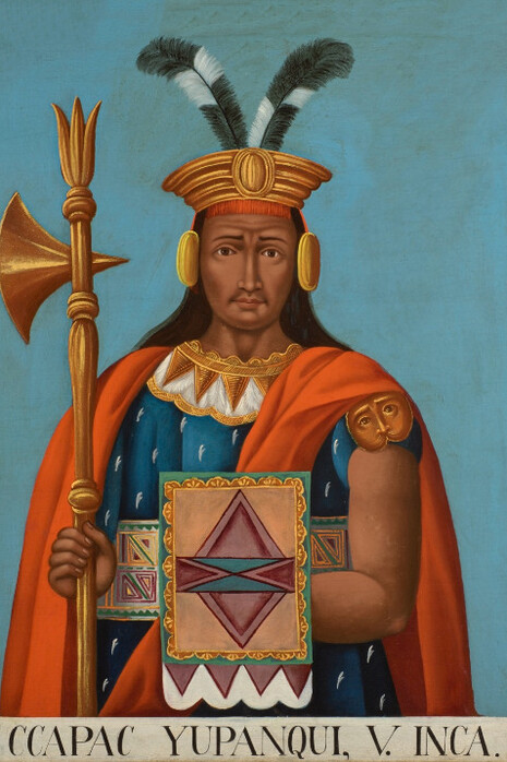 Marco Chillitupa Chávez, Ccapac Yupanqui V, Inca, 1830-1850. Courtesy of Denver Art Museum