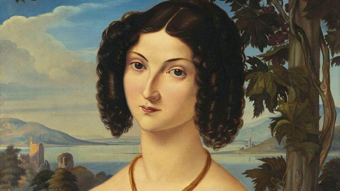 Theodor Rehbenitz, Marchesa Marianna Florenzi, 1827. Bayerische Staatsgemäldesammlungen, Monaco di Baviera, Germania