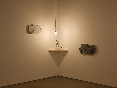 Amol K Patil, The piled up traces, exhibition view. Courtesy of François Ghebaly Gallery