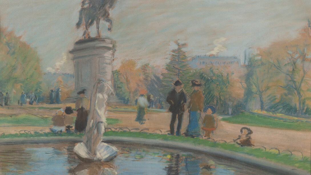 Arthur C. Goodwin, The marble lady, public garden, Boston. Courtesy of Vose Galleries
