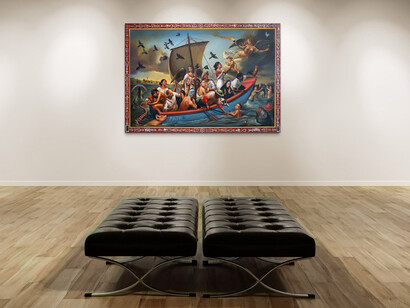 Patrick McGrath Muñiz, Mitos y memorias, exhibition view. Courtesy of Evoke Contemporary