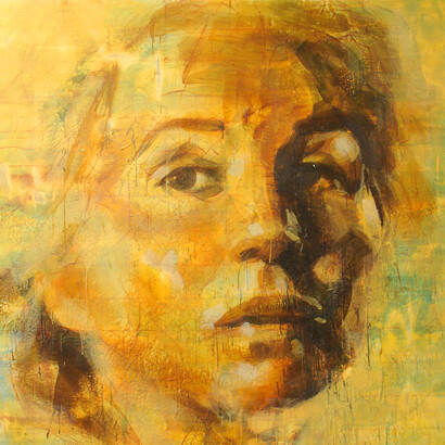 Tony Sherman, Penelope (Detail), 2008-2010, Enkaustik auf Leinwand, 213,3 x 243,8 cm.
