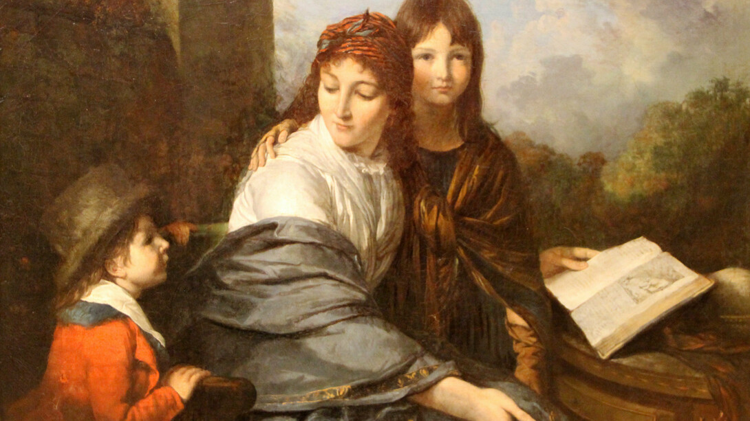 «La lectura de la fábula» (1796), Jean-Pierre Saint-Ours