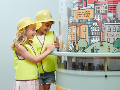 How cities work, exhibition view. Courtesy of Museums of History NSW