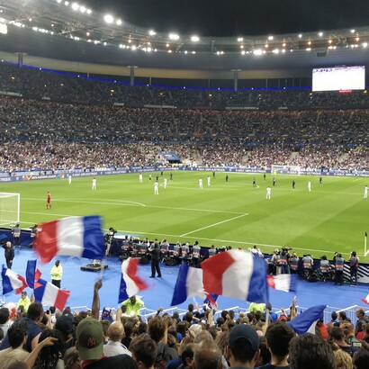 Match de football France-Allemagne au Stade de France le 6 février 2013 