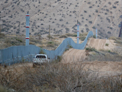 Frontera estadounidense con México. La construcción del muro es una de las promesas más polémicas de Trump