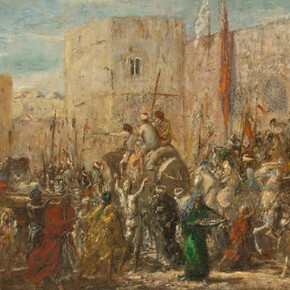 Marius Bauer, De optocht (The parade) (detail), 1913. Courtesy of DAG