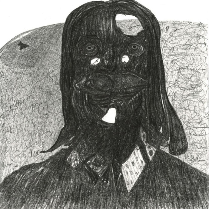 Nicola Tyson, The view, 2015, Mine de plomb sur papier, 19 x 19 cm © Courtesy Nicola Tyson et Petzel Gallery, New York