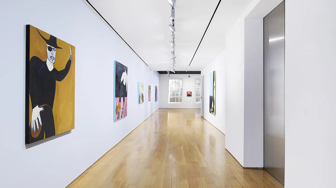 Marcus Jahmal, Booty, exhibition view. Courtesy of Anton Kern Gallery