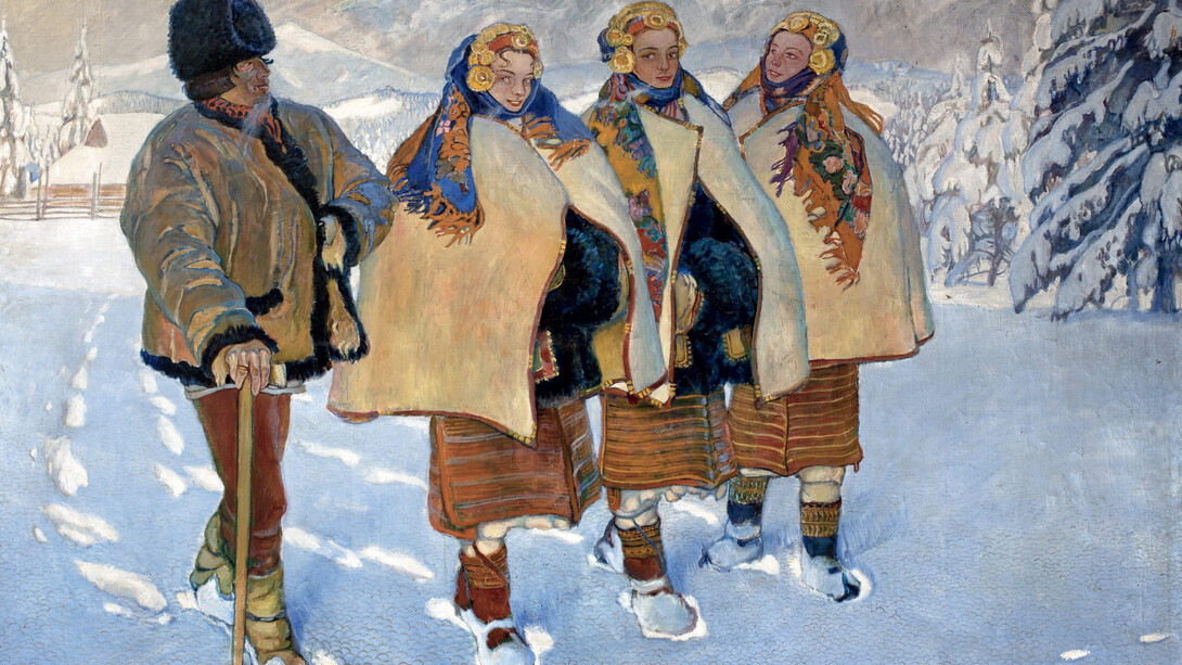 Władysław Jarocki, Houtsoules dans les carpates, 1910. Avec l’aimable autorisation de la Fondation de l’Hermitage