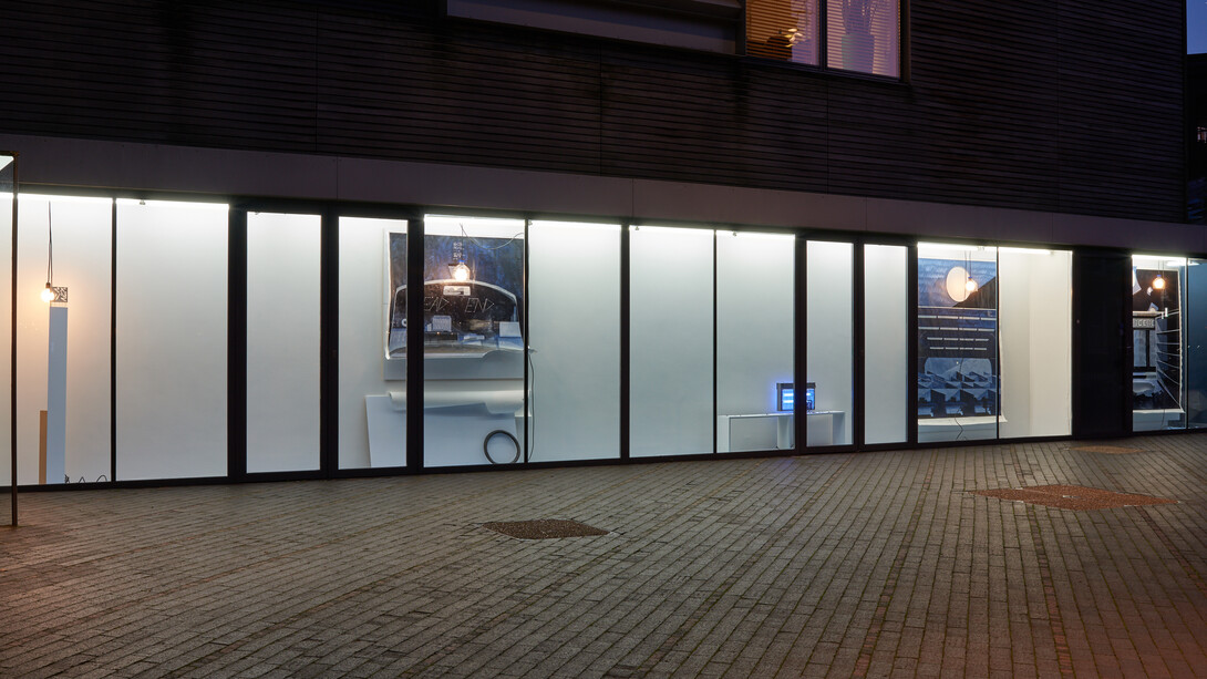 Charlie Godet Thomas, NON-STOP-SUPER-DE-LUX, 2019. Installation view. VITRINE, London. Photographer Jonathon Bassett.