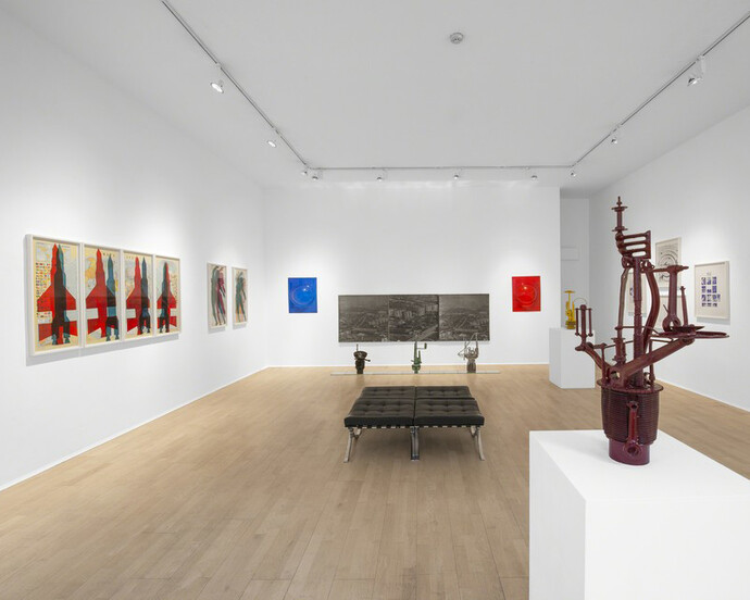 Stano Filko, Exhibition view. Courtesy of The Mayor Gallery