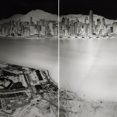 Shi Guorui, To see Hong Kong Island from Kowloon 19-20 July. Courtesy of 10 Chancery Lane Gallery