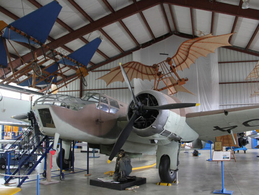 DaVinci Ornithopter. Courtesy of BC Aviation Museum 