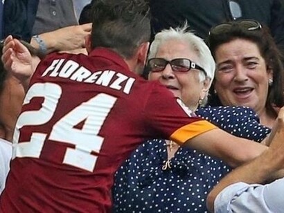 Alessandro Florenzi e la nonna