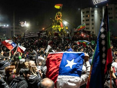 Demonstranten in Chile