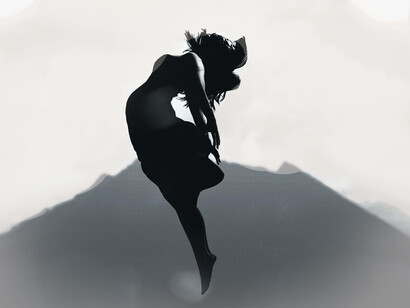 Due donne si tengono la mano su un prato: il parlare attraverso il gesto ancor prima che con la parola è una delle nostre modalità