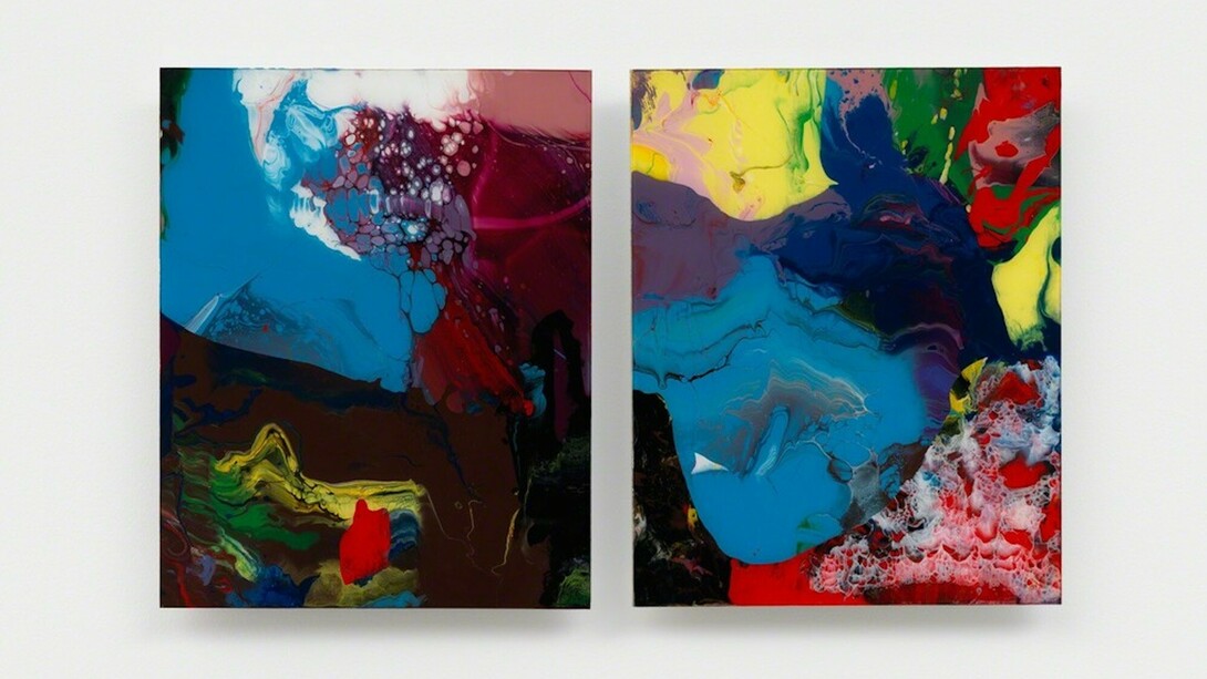 Etel Adnan & Gerhard Richter, Exhibition view. Courtesy of The FLAG Art Foundation