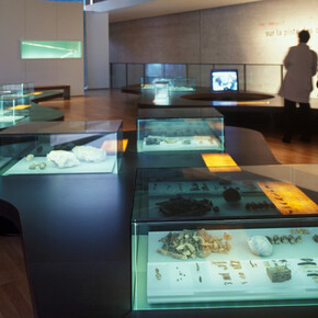 Yesterday…Between the Mediterranean and the North Sea, exhibition view. Courtesy of Laténium 