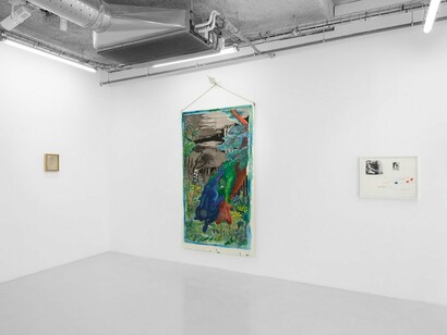 Various artists, De l’effacement de la figure humaine, exhibition view. Courtesy of Galerie Sator