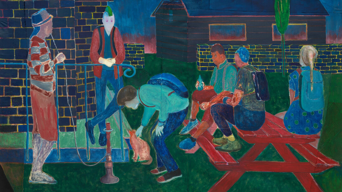 Daniel Cabrillos Jacobsen, They didn't wanna go home (detail), 2023. Courtesy of  Dürst Britt & Mayhew