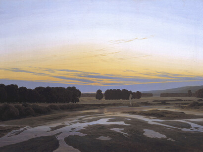Caspar David Friedrich; La gran reserva, 1832, Dresde, Gemäldegalerie