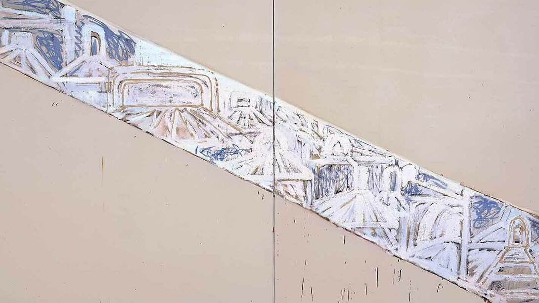 Never Ending, 2004/2005
Basil Beattie
Signed and dated
Oil on canvas
84 x 148 inches