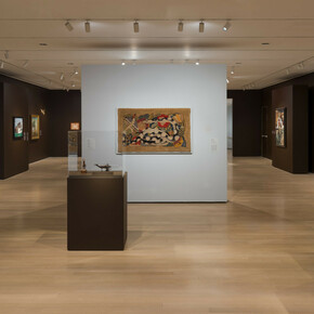 Various artists, American folk art, exhibition view. Courtesy of MoMA