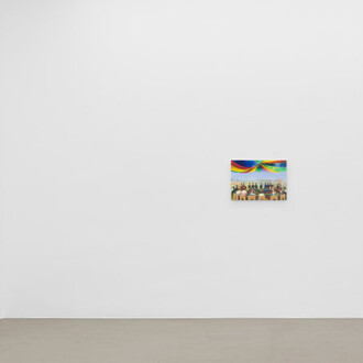 Lin Olschowka, Brother wolf, ausstellungsansicht. Mit freundlicher genehmigung von Meyer Riegger