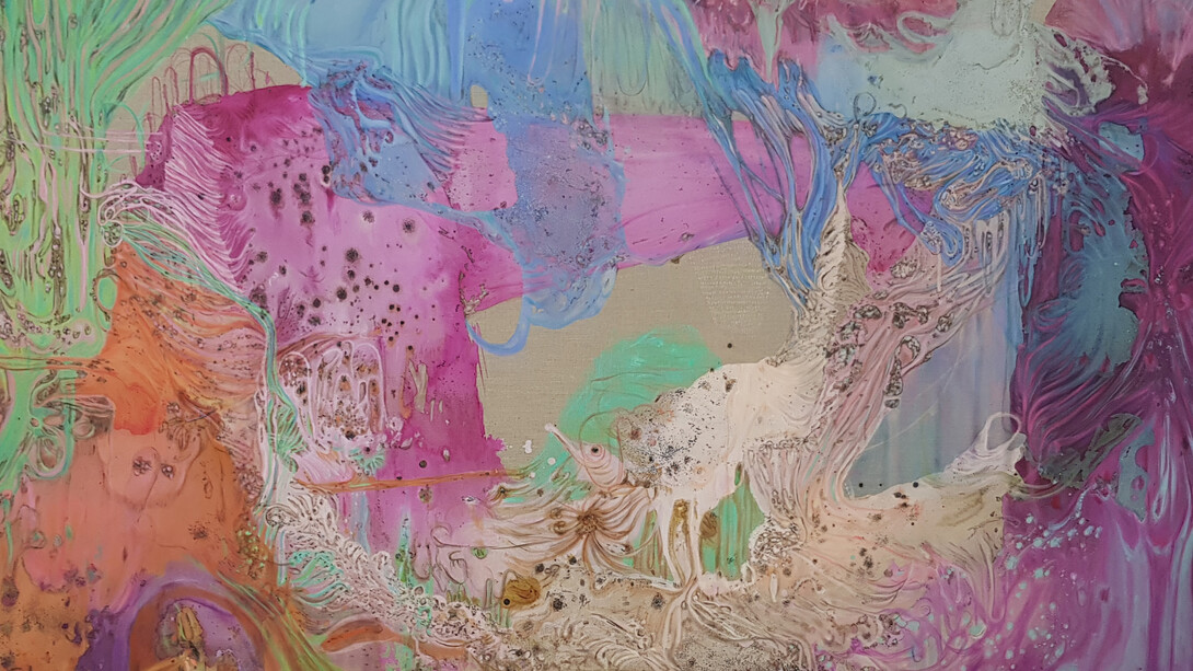 Montefantasma mixed media on cavans 160x250cm 2019