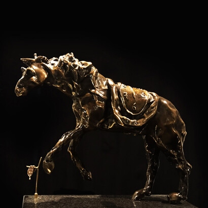 Salvador Dalí; Caballo montado por el tiempo
