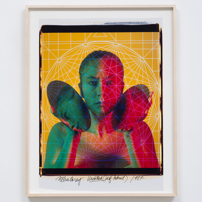 Ellen Carey
Self-Portrait, 1987
unique Polaroid 20 x 24
© Ellen Carey, Courtesy M+B Gallery, Los Angeles