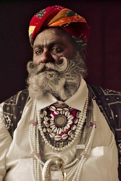 Rabari Man in Ajabgarh Village © Jimmy Nelson