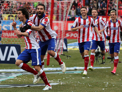 Tiago y Arda, festejando un tanto