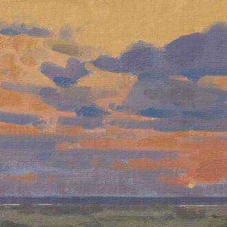 Michael Magrin, Sunset west (detail), 2025. Courtesy of Abend Gallery
