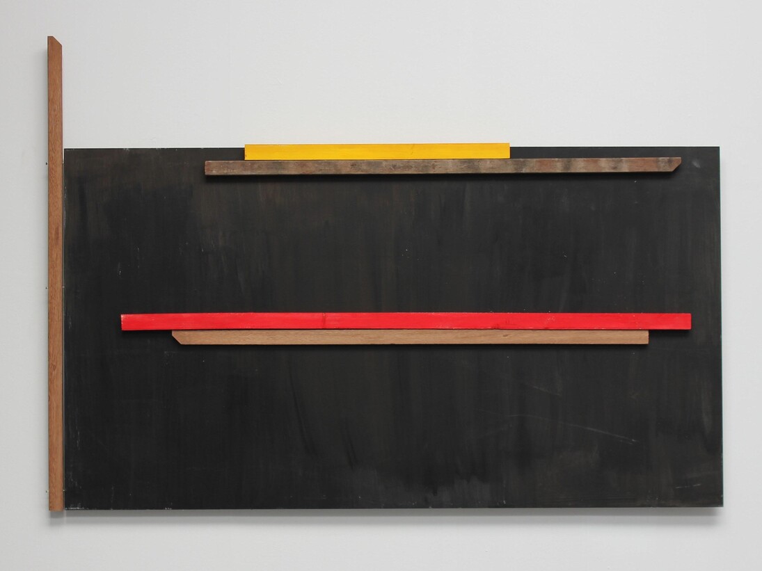 Kostis Velonis,Assembly Line, 2015, MDF, wood, acrylic, 145 x 207 x 6 cm, Courtesy Kalfayan Galleries, Athens-Thessaloniki
