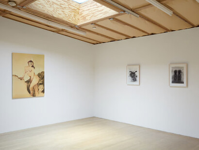 Tomoo Gokita, Naked, exhibition view. Courtesy of Blum Gallery