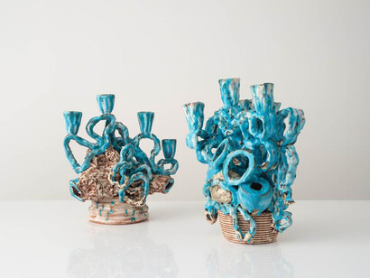 Graham Marks, For joy and grieving, objects in exhibition. Courtesy of HB381