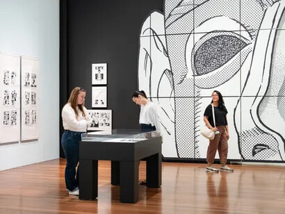 Art of manga, exhibition view. Courtesy of De Young Museum