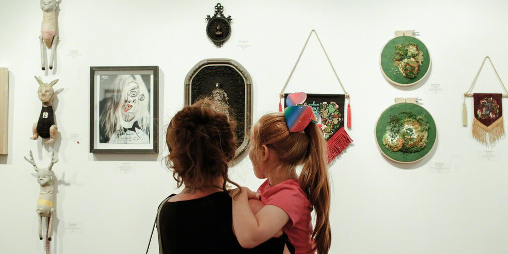 Stitched, Exhibition view. Courtesy of Paradigm Gallery + Studio 